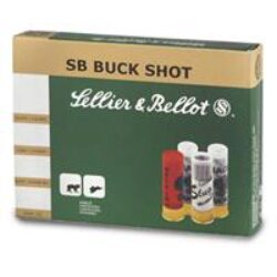 Sellier & Bellot SB12BSH Hunting  12 Gauge 2.75 21 Pellets 1 1/8 oz 1214 fps 4 Buck Shot 10 Bx/25 Cs