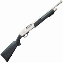Charles Daly 930228 301 Tactical 12 Gauge 4+1 3 18.50 Nickel Barrel/Receiver, Checkered Black Synthetic Stock & Forend, Auto Ejection, Includes 3 Choke Tubes