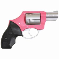 Charter Arms 52230 Pathfinder Lite Lavender Lady Small 22 LR, 8 Shot 2 Matte Stainless Steel Barrel & Cylinder, Pink Aluminum Frame w/Black Finger Grooved Rubber Grip, Exposed Hammer