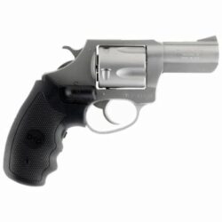 Charter Arms 64420 Bulldog Boomer Large 44 S&W Spl, 5 Shot 2.50 Black Nitride Steel Barrel, Cylinder & Frame w/Black Finger Grooved Rubber Grip