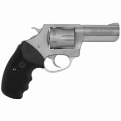 Charter Arms 73802 Pitbull  Large 380 ACP 6 Shot 3 Stainless Steel Barrel & Cylinder, Anodized Aluminum Frame w/Black Finger Grooved Rubber Grip