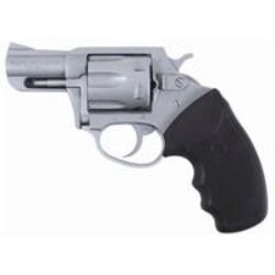 Charter Arms 73820 Undercover  Small 38 Special, 5 Shot 2 Matte Stainless Steel Barrel & Cylinder, Aluminum Frame w/Black Finger Grooved Rubber Grip, Exposed Hammer
