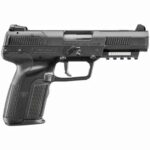 FN 3868929352 Five-seveN *CA Compliant 5.7x28mm 4.80 Barrel 10+1, Flat Dark Earth Polymer Frame With Mounting Rail & Serrated Trigger Guard, Ambidextrous Safety