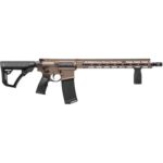Daniel Defense WEBX-0721-01 DDM4 V7 5.56x45mm NATO 16 30+1 FDE Hard Coat Anodized Rec/Handguard 6 Position with Black SoftTouch Overmolding Stock