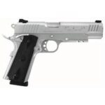 Taurus 1191109SS1 1911  45 ACP Caliber with 5 Barrel, 8+1 Capacity, Overall Matte Stainless Steel Finish, Picatinny Rail/Beavertail Frame, Serrated Slide & Checkered Polymer Grip Includes 2 Mags