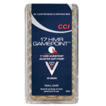 CCI 0052    17HMR              20 GAMEPNT    50/40