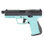 FMK Firearms Gen 3, Striker Fired, Semi-automatic, Polymer Frame Pistol, Compact, 9mm, 4.5 Threaded Barrel, Optic Ready Slide, Textured Finish, Blue Jay, Fixed Sights, 14 Rounds, 1 Magazine FMKG49TBJ