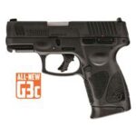 Taurus 1G3C931 G3C  Compact 9mm Luger 12+1 3.20 Matte Stainless Barrel, Matte Black Tenifer Serrated Slide, Black Polymer Frame w/Picatinny Rail, Black Polymer Grips Right Hand
