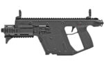 Kriss USA KV45PBL30 Vector Gen II SDP-Enhanced 45 ACP 13+1 6.50 Threaded, Black, Polymer Frame/Grip, Flip-Up Sights, Ext. Picatinny Rail, Hand Stop, Sling Swivel