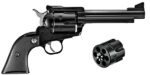 Ruger 0463 Blackhawk Convertible 45 Colt (LC) Or 45 ACP Blued Alloy Steel 5.50 Barrel & Two Interchangeable 6rd Cylinders, Checkered Black Hard Rubber Grip
