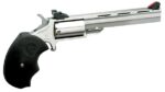 North American Arms MMTC Mini-Master *CA Compliant 22 LR,22 Mag 5rd 4 Overall Stainless Steel with Black Rubber Grip & Adj Sights
