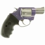 Charter Arms 52240 Pathfinder Lite Lavender Lady Small 22 LR, 8 Shot 2 Matte Stainless Steel Barrel & Cylinder, Lavender Aluminum Frame w/Black Finger Grooved Rubber Grip, Exposed Hammer