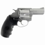 Charter Arms 74530 Bulldog  Extra Large 45 Colt (LC), 5 Shot 2.50 Matte Stainless Steel Barrel, Cylinder & Frame w/Black Finger Grooved Rubber Grip