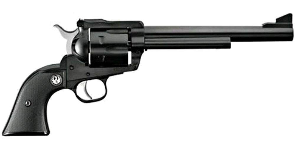 Ruger 0455 Blackhawk  45 Colt (LC) Blued Alloy Steel 7.50 Barrel & 6rd Cylinder, Checkered Black Hard Rubber Grip, Ramp Front/Adjustable Rear Sights