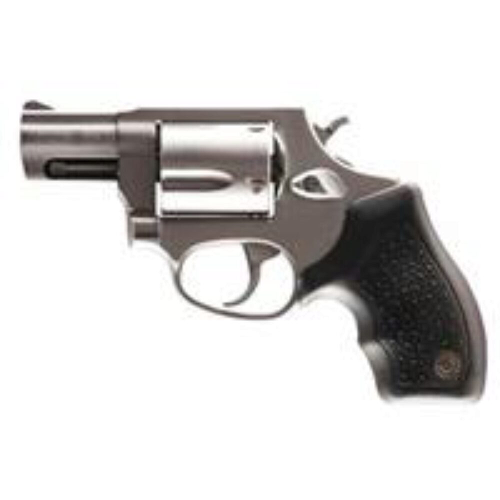Taurus 2-605029 605  38 Special +P or 357 Mag Caliber with 2 Barrel, 5rd Capacity Cylinder, Overall Matte Finish Stainless Steel, Finger Grooved Black Rubber Grip & Fixed Sights