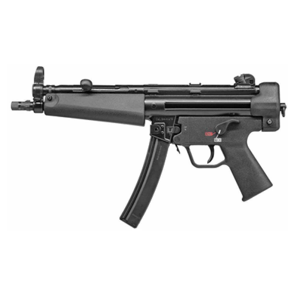 HK, SP5, Pistol, Semi-automatic, 9MM, 8.9", Threaded Barrel