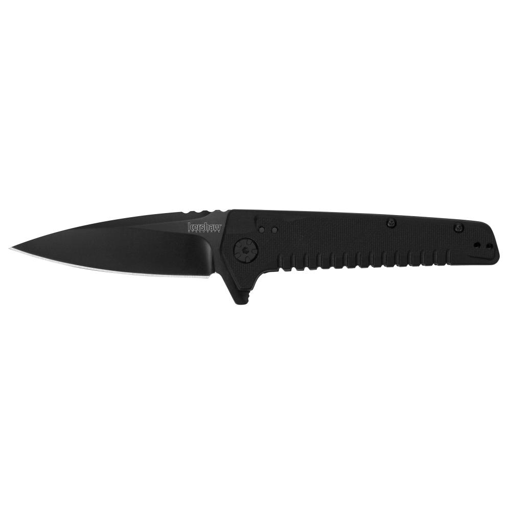 Kershaw Fatback Assisted Opening Flipper Knife (3.50" Black)