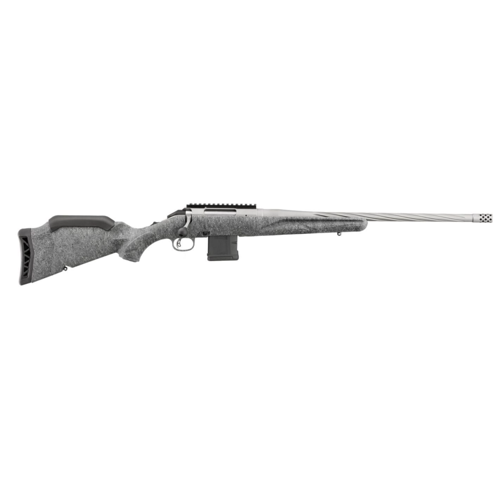 Ruger American Gen II 20" 10rd .223 Rem Rifle, Gray Splatter - 46909