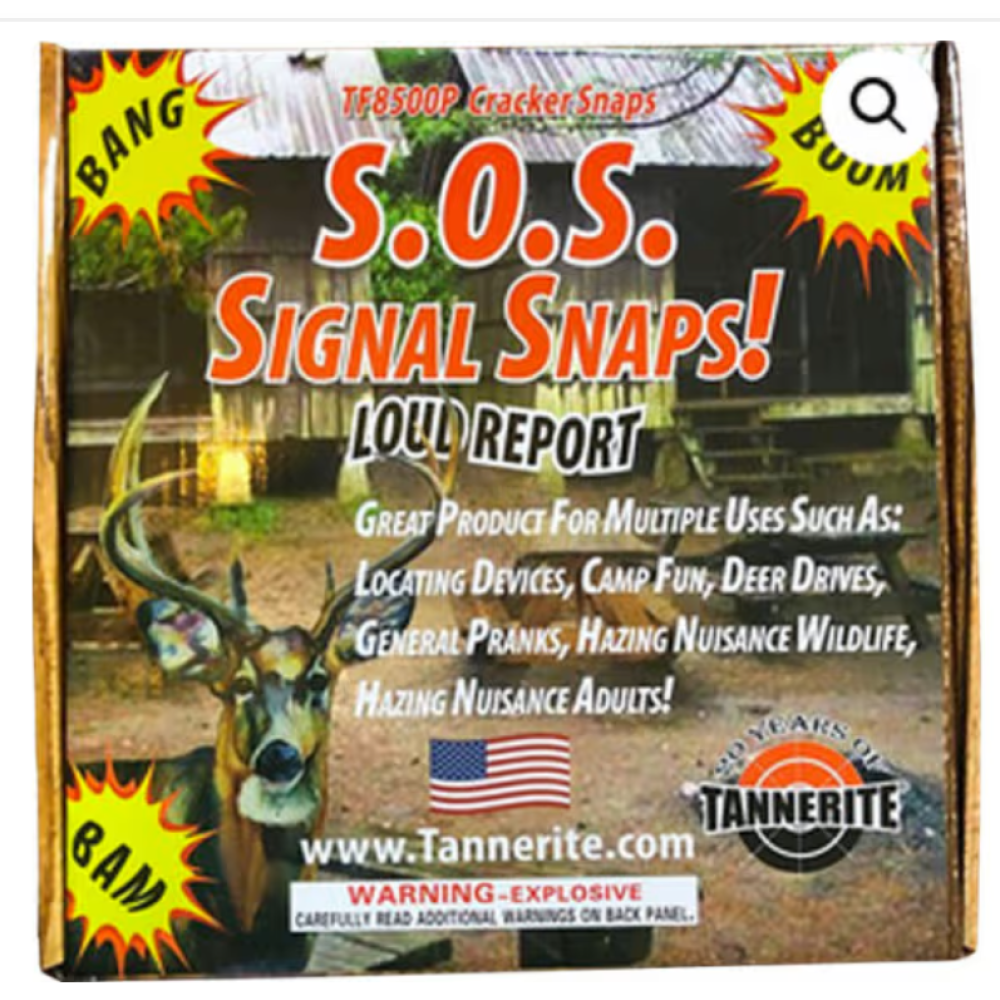 TAN SOS   SIGNAL SNAPS      480 QTY     24 CS