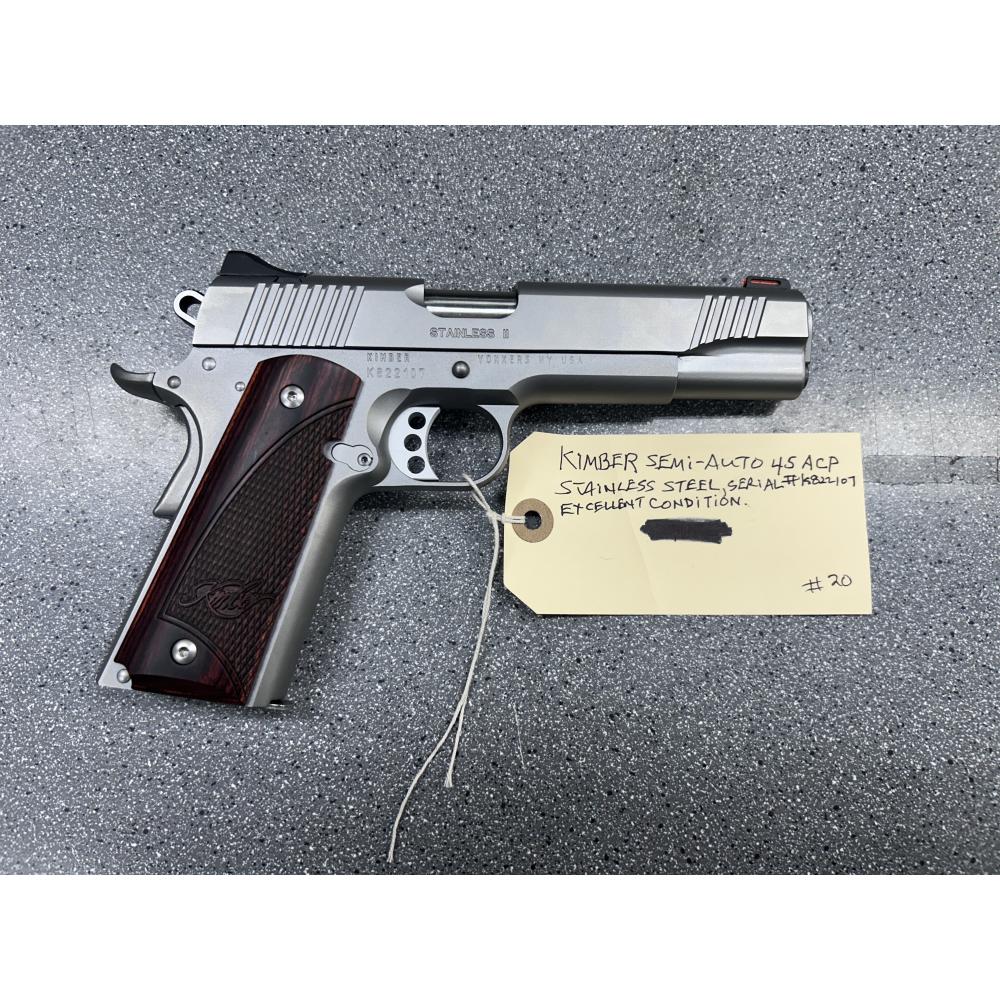 Kimber Stainless II 45 ACP  (Consignment)