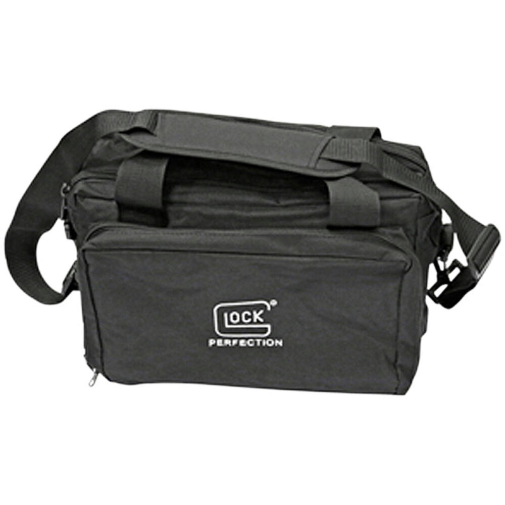 Glock AP60219 Range Bag  Black 600D Polyester Holds 4 Pistols 15 x 10 x 9