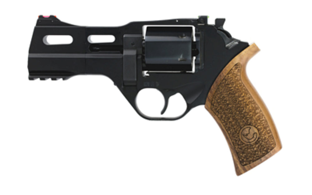 Chiappa Firearms 340165 Rhino 40DS 9mm Luger 6rd 4 Blued Cylinder Black Steel Barrel Black Anodized Aluminum Frame with Walnut Grip