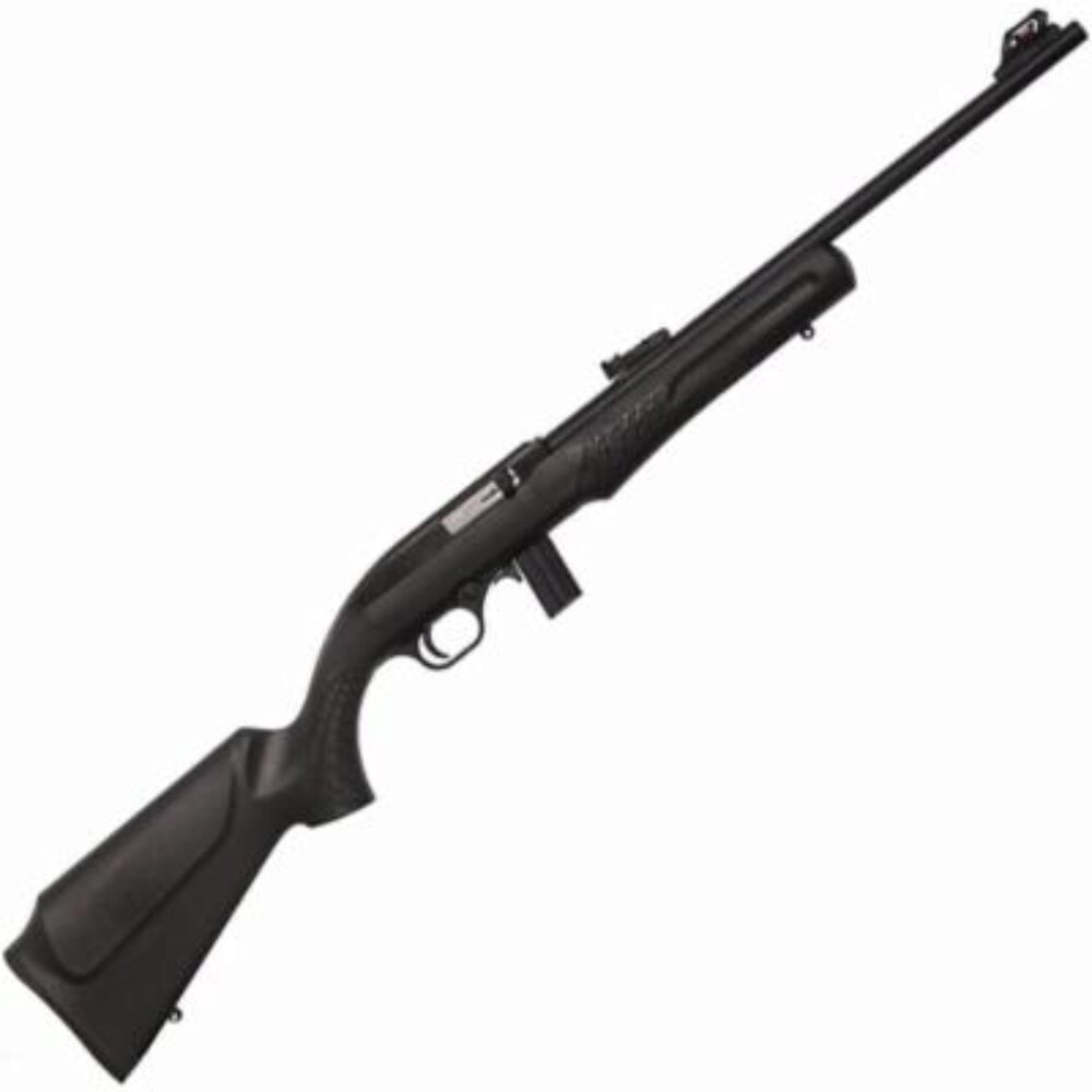 Rossi RS22L1811 RS22  Semi-Auto 22 LR Caliber with 10+1 Capacity, 18 Barrel, Blued Metal Finish & Monte Carlo Black Synthetic Stock Right Hand (Full Size)