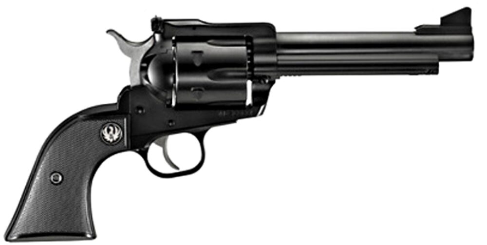 Ruger 0465 Blackhawk  45 Colt (LC) Blued Alloy Steel 5.50 Barrel & 6rd Cylinder, Checkered Black Hard Rubber Grip, Ramp Front/Adjustable Rear Sights