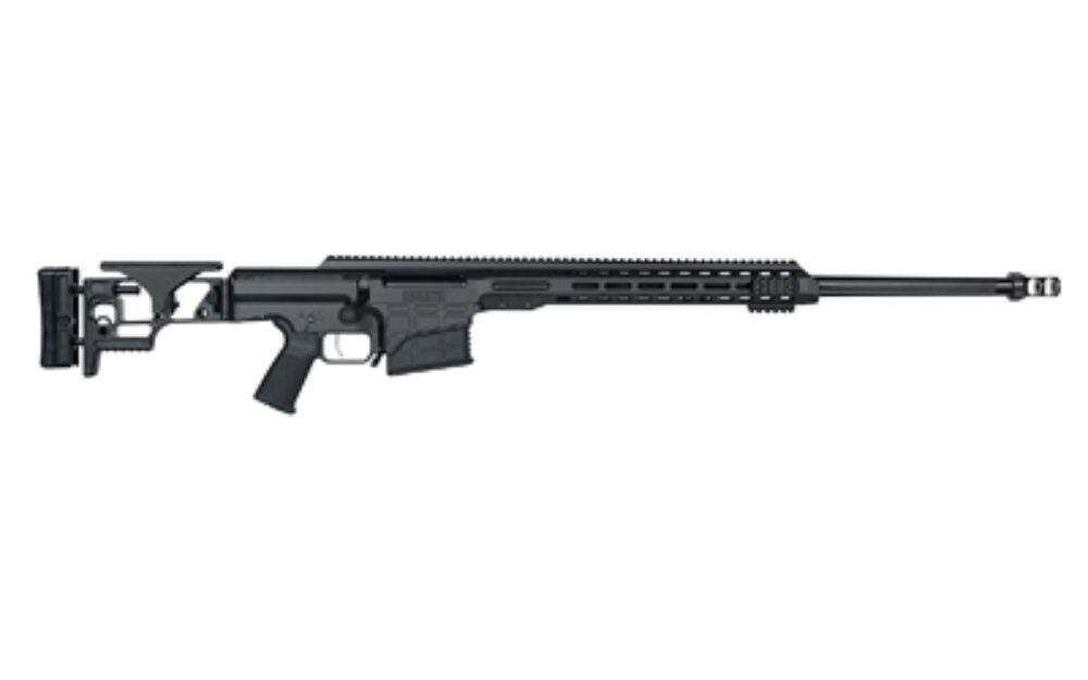 Barrett 18478 MRAD  338 Lapua Mag 26 10+1 Black Cerakote Black Folding with Adjustable LOP Stock Black Polymer Grip Right Hand