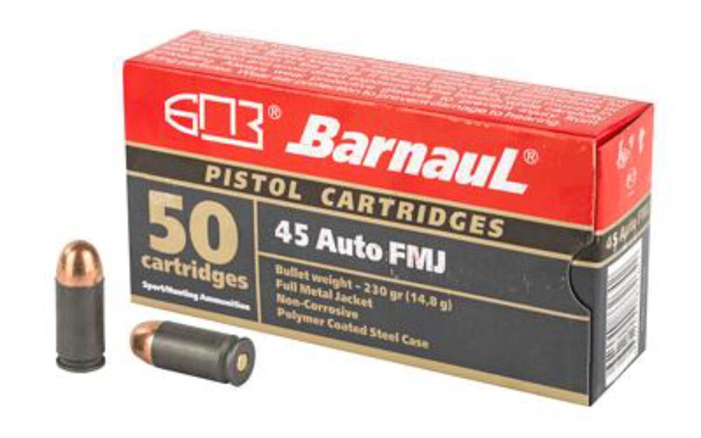 BARNAUL 45AUTO 230GR FMJ 50/500