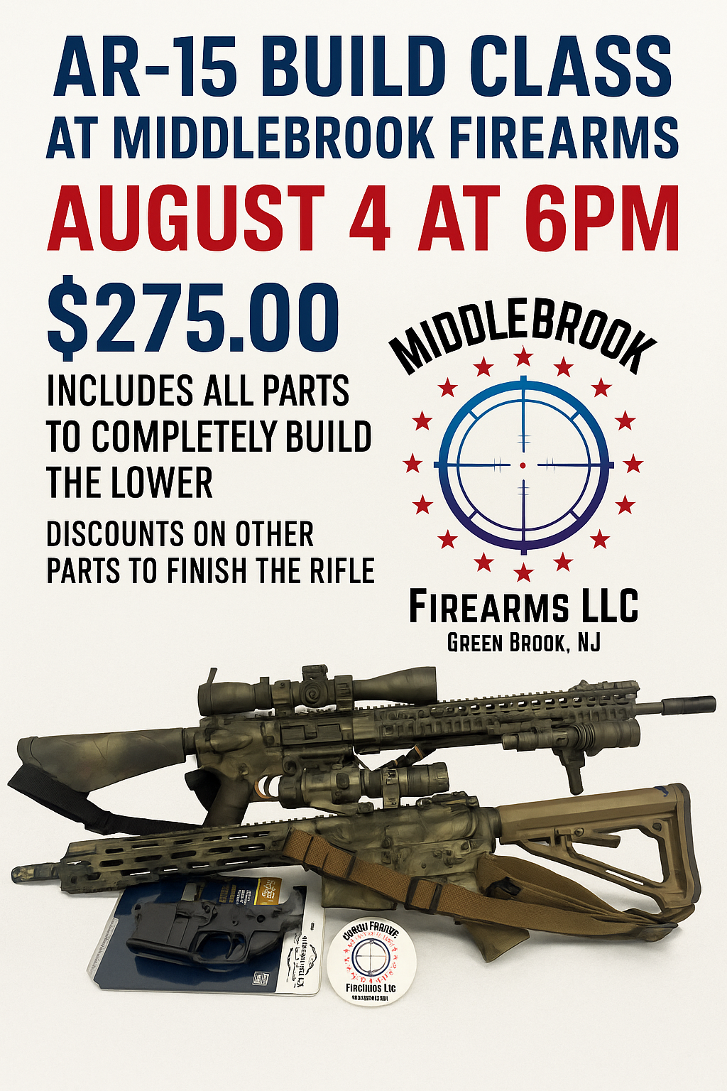 AR15 Build Class 8/4 AR15 Build Class 8/4
