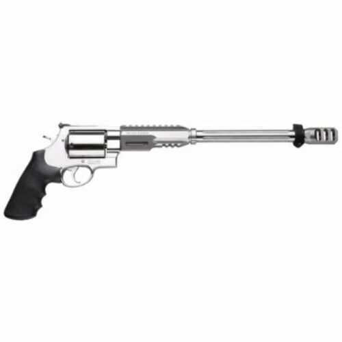 Smith & Wesson 170339 Performance Center Model 460 XVR 460 S&W Mag 5rd 14 MB Stainless Steel Barrel & Cylinder Satin Stainless Steel Frame with Black Polymer Grip Includes Bipod