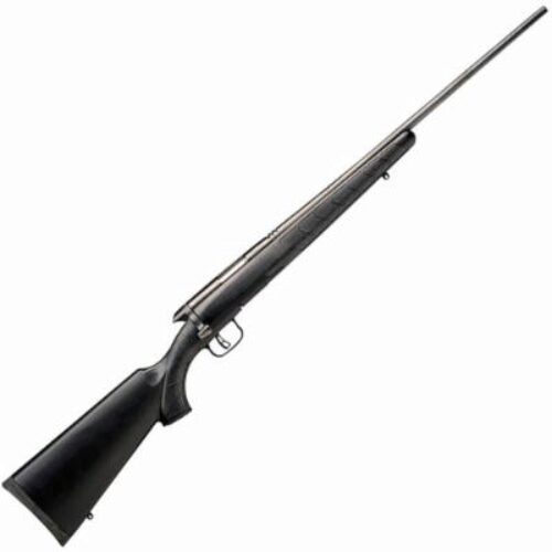 Savage Arms 96970 B.MAG  17 WSM Caliber with 8+1 Capacity, 22 Heavy Barrel, Matte Black Metal Finish & Varmint Beavertail Gray Laminate Stock Right Hand (Full Size)