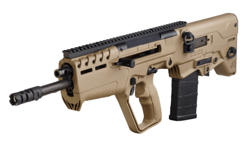 IWI US T7F20 Tavor 7 7.62x51mm NATO Caliber with 20 Barrel, 20+1 Capacity, Flat Dark Earth Metal Finish, Flat Dark Earth Fixed Bullpup Stock & Polymer Grip Ambidextrous Hand