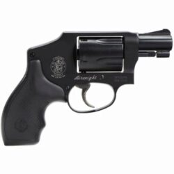 Smith & Wesson 150785 Model 442  38 S&W Spl +P 5 Shot 1.88 Engraved Black Carbon Steel Barrel/Cylinder, Engraved Black Aluminum J-Frame, Engraved Wood Grip, Mahogany Presentation Case