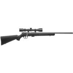 Savage Arms 95200 93 FVSS XP 22 WMR Caliber with 5+1 Capacity, 21 Barrel, Matte Stainless Metal Finish, Matte Black Synthetic Stock & AccuTrigger Right Hand (Full Size) Includes 3-9x40mm Scope
