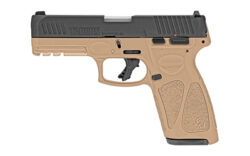 Taurus 1G3B941T G3  9mm Luger 15+1 Or 17+1 4 Matte Stainless Steel Barrel, Tan Polymer Frame With Picatinny Acc. Rail, Tenifer Matte Black Steel Slide, Re-Strike Capability, Manual Safety