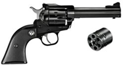 Ruger 0623 Single-Six Convertible 22 LR or 22 WMR  4.62 Barrel 6rd  Cylinder, Blued Alloy Steel, Checkered Hard Rubber Grip, Adjustable Rear Sight, Transfer Bar Safety, Includes 22 WMR Cylinder