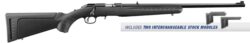 Ruger 8311 American Rimfire  17 HMR 9+1 22 Barrel, Satin Blued Alloy Steel, Williams Gun Sight Co. Fiber Optic Front Sight, Black Synthetic Stock, Accepts BX-15 Magnum Magazine