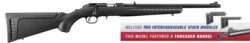 Ruger 8312 American Rimfire  17 HMR 9+1 18 Threaded Barrel, Satin Blued Alloy Steel, Williams Gun Sight Co. Fiber Optic Front Sight, Black Synthetic Stock, Accepts BX-15 Magnum Magazine