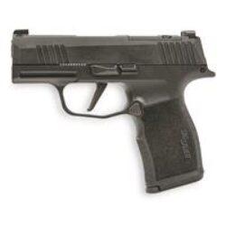 Sig Sauer 365X9BXR3P P365X  9mm Luger 12+1 3.10 Black Nitron Optic Ready/Serrated SS Slide, Black SS Frame w/Beavertail, Black Polymer Grips