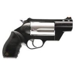 Taurus 2441029TCPLY Judge Public Defender 45 Colt (LC), 410 Gauge 5rd 2.50 Matte Stainless Cylinder Black Polymer Frame & Barrel Black Ribber Grip