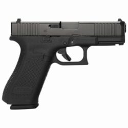 Glock PA455S201 G45  Full Size 9mm Luger 10+1 4.02 Black GMB Barrel, Black nDLC Serrated Slide, Black Polymer Frame w/Accessory Rail, Black Textured w/Interchangeable Backstrap Grip, Ambidextrous