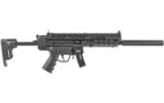 GSG GERGGSG1622ML GSG-16  22 LR Caliber with 22+1 Capacity, 16.25 Barrel, Black Metal Finish & Collapsible with Storage Compartment Black Stock, Right Hand (Full Size)