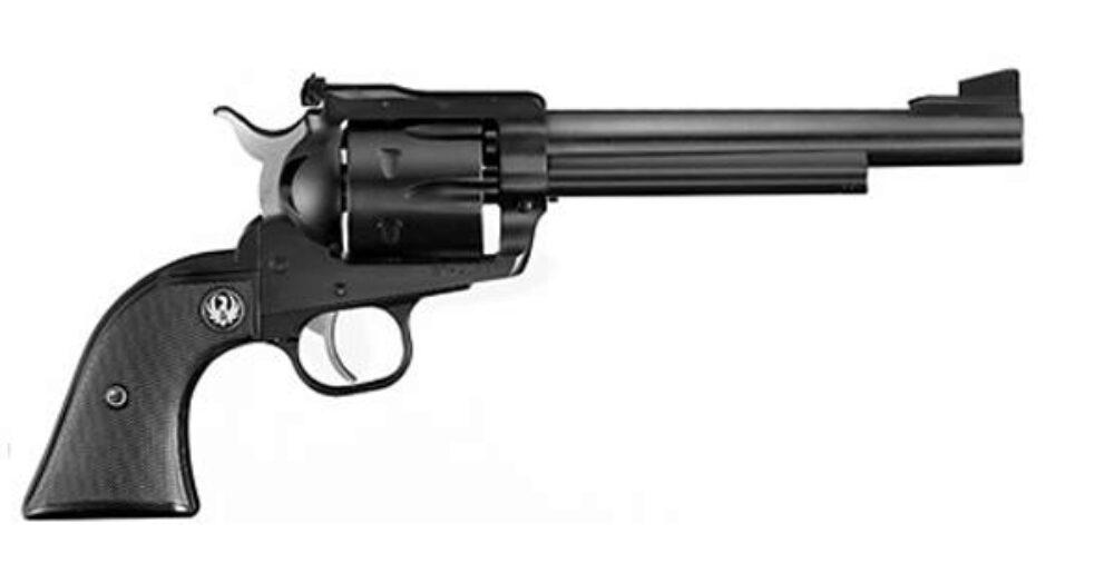 Ruger 0316 Blackhawk  357 Mag Blued Alloy Steel 6.50 Barrel & 6rd Cylinder, Black Checkered Hard Rubber Grip, Ramp Front/Adjustable Rear Sights