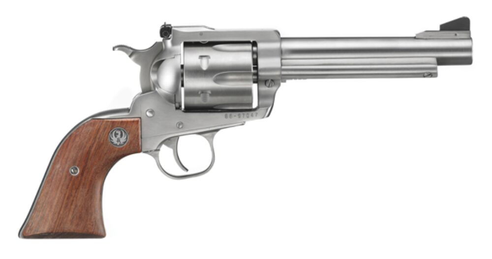 Ruger 0804 Super BlackHawk  44 Rem Mag  7.50 Barrel 6rd Cylinder, Satin Stainless Steel, Hardwood Grip, Transfer Bar Safety