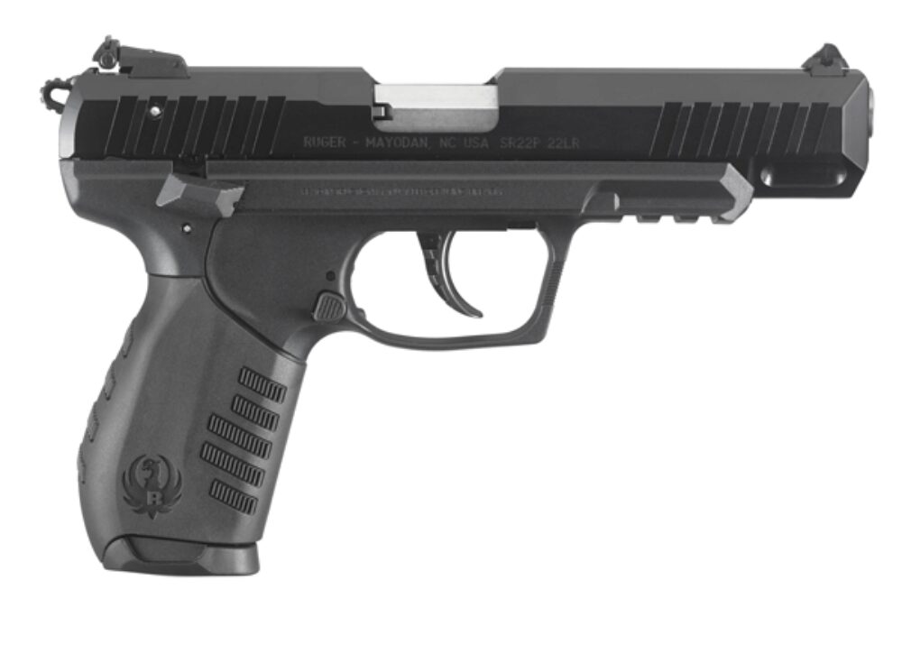 Ruger 3620 SR22  22 LR 10+1 4.50 Satin Stainless Steel Barrel, Black Anodized Aluminum/Serrated Slide, Black Polymer w/Picatinny Rail Frame, Black Interchangeable Backstrap Grips Ruger 3620 SR22  22 LR 10+1 4.50 Satin Stainless Steel Barrel, Black Anodized Aluminum/Serrated Slide, Black Polymer w/Picatinny Rail Frame, Black Interchangeable Backstrap Grips