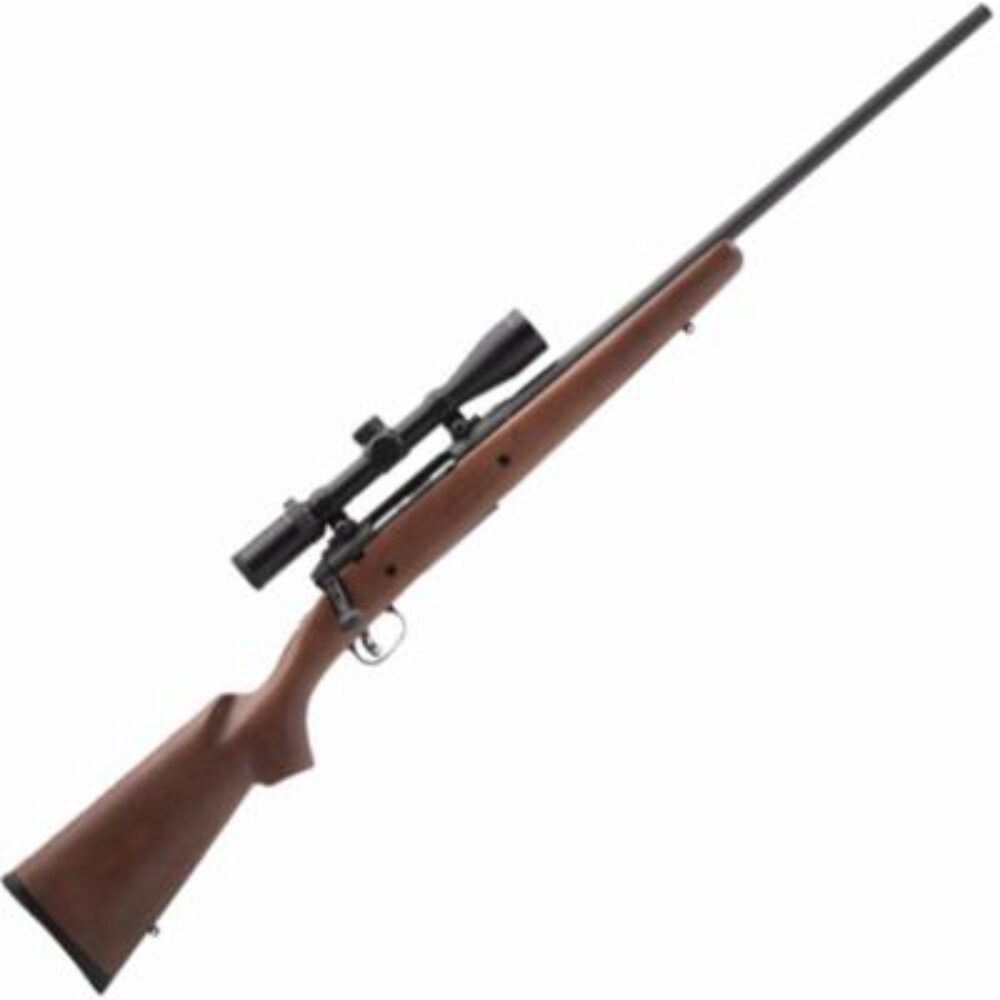 Savage Arms 22551 Axis II XP 243 Win 4+1 22, Matte Black Barrel/Rec, Hardwood Stock, Includes Bushnell 3-9x40mm Scope