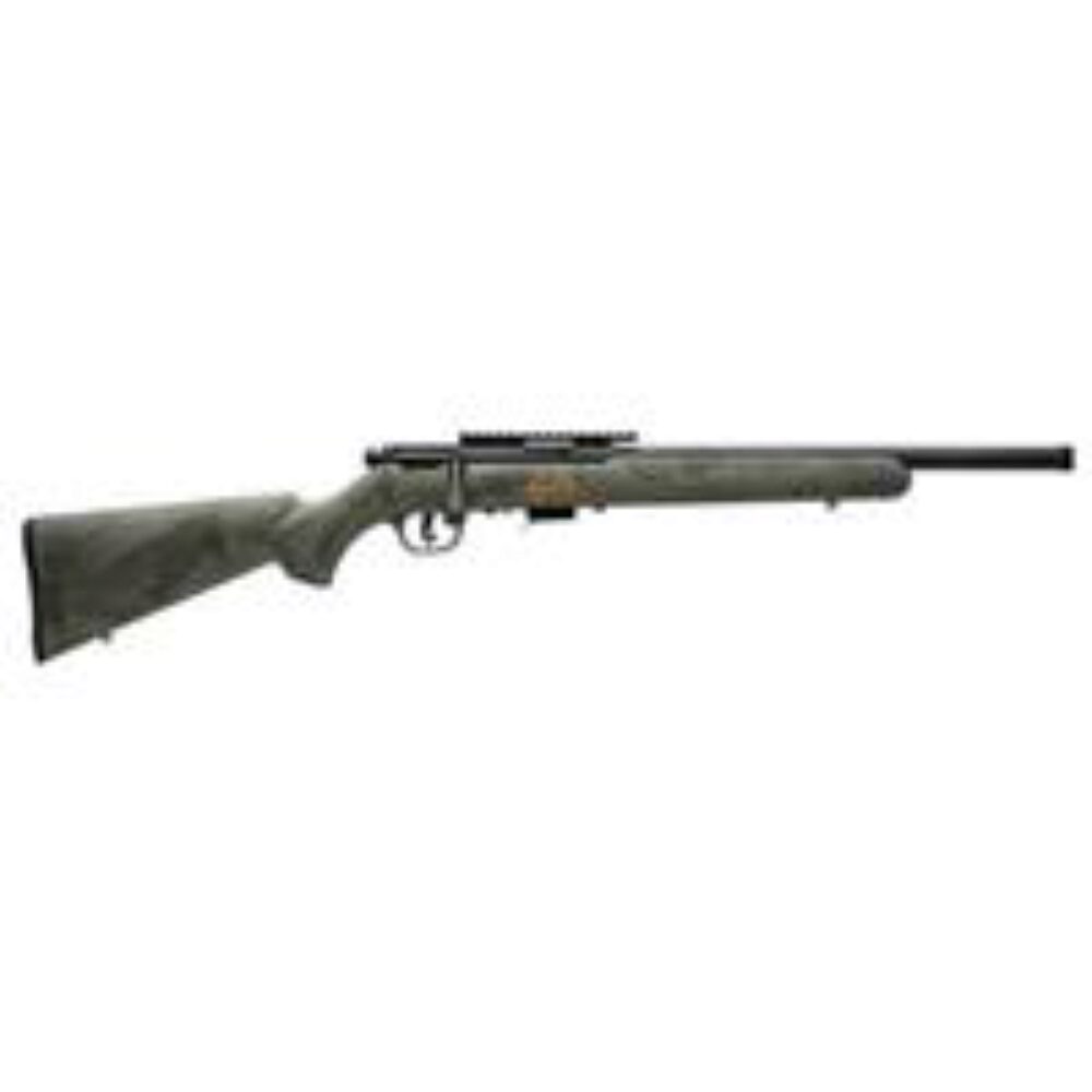 Savage Arms 93217 93 FV-SR Bolt Action 22 WMR Caliber with 5+1 Capacity, 16.50 Threaded Barrel, Matte Blued Metal Finish, Gator Camo Synthetic Stock & AccuTrigger Right Hand (Full Size)