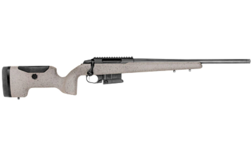 Tikka JRTXU316CA T3x UPR 308 Win Caliber with 10+1 Capacity, 24.30 Barrel, Black Metal Finish & Black Speckled Tan Synthetic Stock Right Hand (Full Size)
